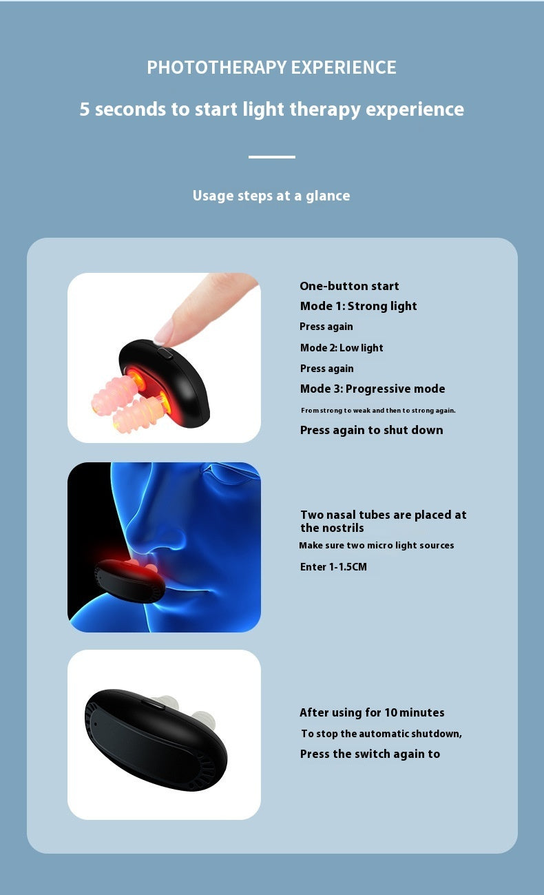 Red Light Nasal Therapy Device