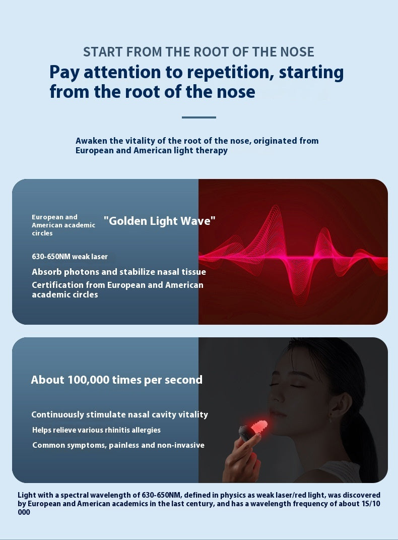 Red Light Nasal Therapy Device